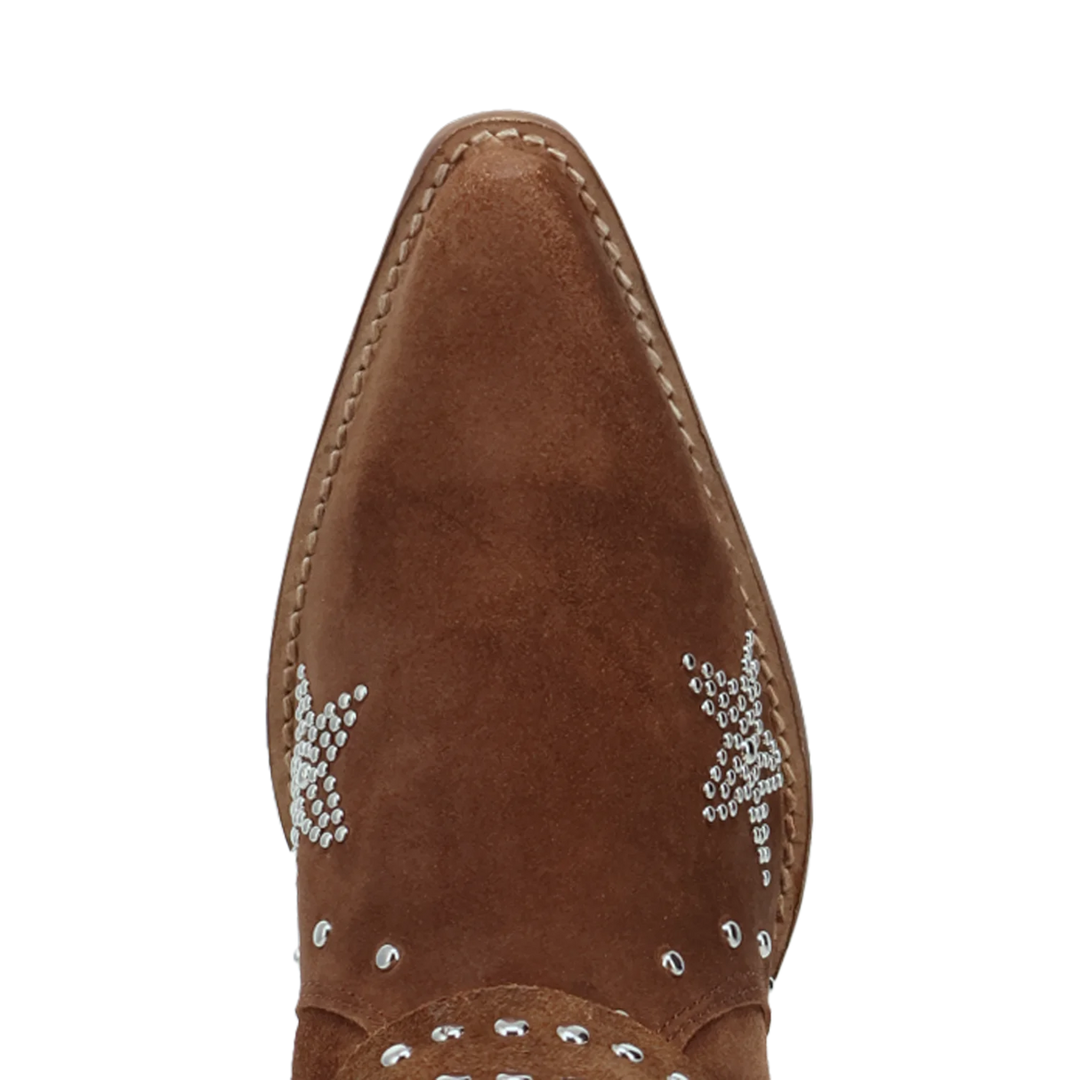 Women's Lucky Stars Suede Leather Boot Brown Color - Dingo