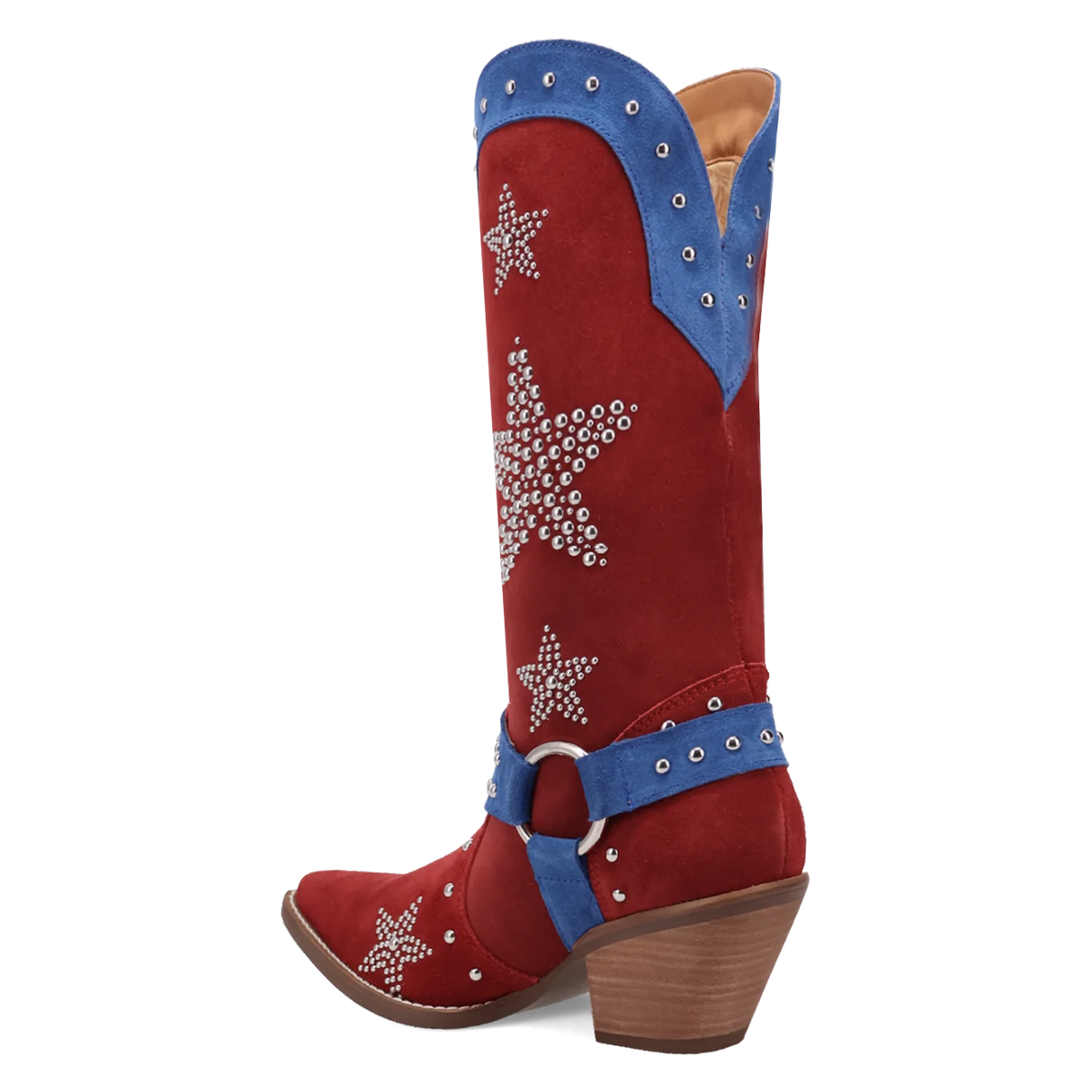 Women's Lucky Stars Suede Leather Boot Multi Color - Dingo