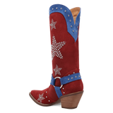 Women's Lucky Stars Suede Leather Boot Multi Color - Dingo