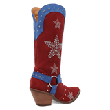 Women's Lucky Stars Suede Leather Boot Multi Color - Dingo