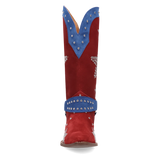 Women's Lucky Stars Suede Leather Boot Multi Color - Dingo