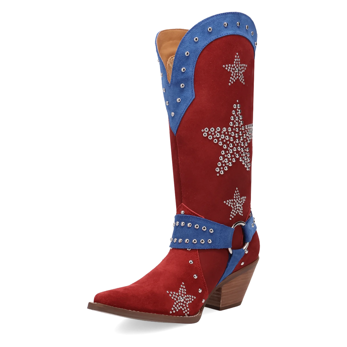 Women's Lucky Stars Suede Leather Boot Multi Color - Dingo
