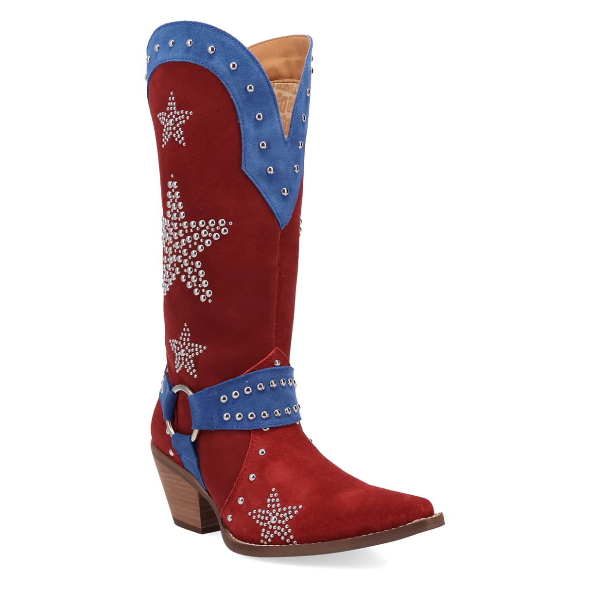 Women's Lucky Stars Suede Leather Boot Multi Color - Dingo