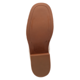 Women's American Dream Leather Round Toe Boots Cream Color - Dingo