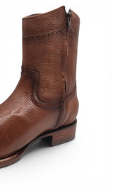 Men's Cowboy Boot Dubai Toe in Privo Leather Honey Color – Hooch Boots H52PD5195
