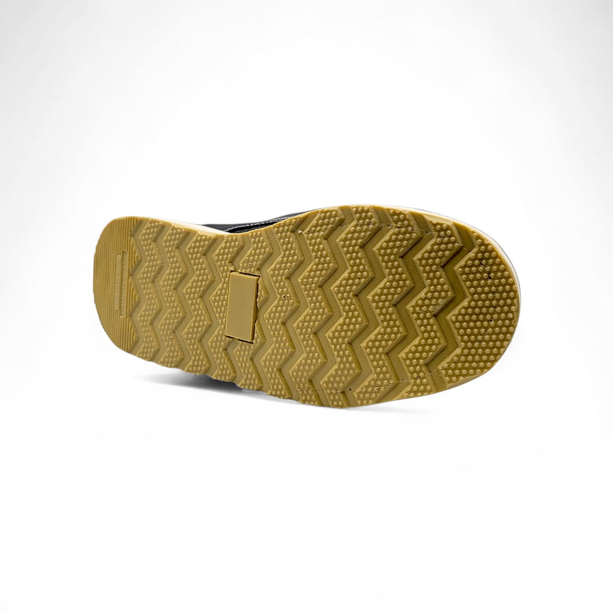 Zapato de trabajo de 6" para hombre punta moc de piel genuina color negro con suela de hule antiderrapante resistente a aceite Hooch Boots H801C05