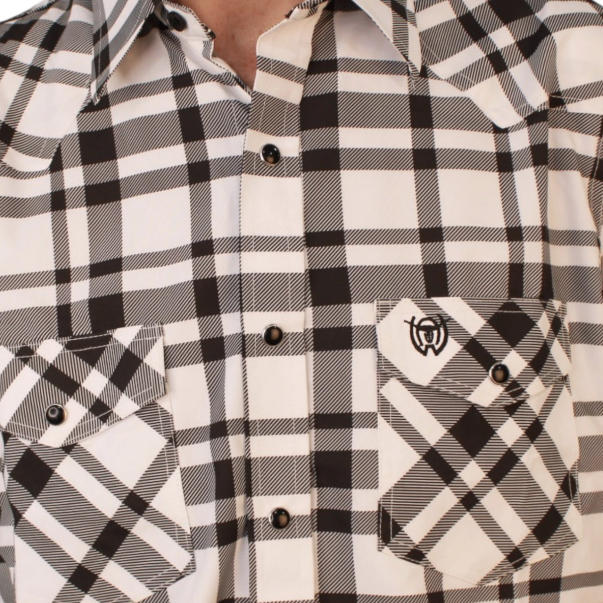 Camisa Vaquera de Manga Corta a Cuadros – The American West