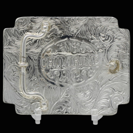Hebilla Vaquera Rectangular con Estrella y Toro - Crumrine - M&F Western Products back
