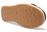 Zapato de trabajo para hombre punta redonda de piel crazy color negro con suela de hule Hooch Boots H50205