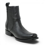 Leather Boot Square Dubai Toe For Men Honey Color-LC266