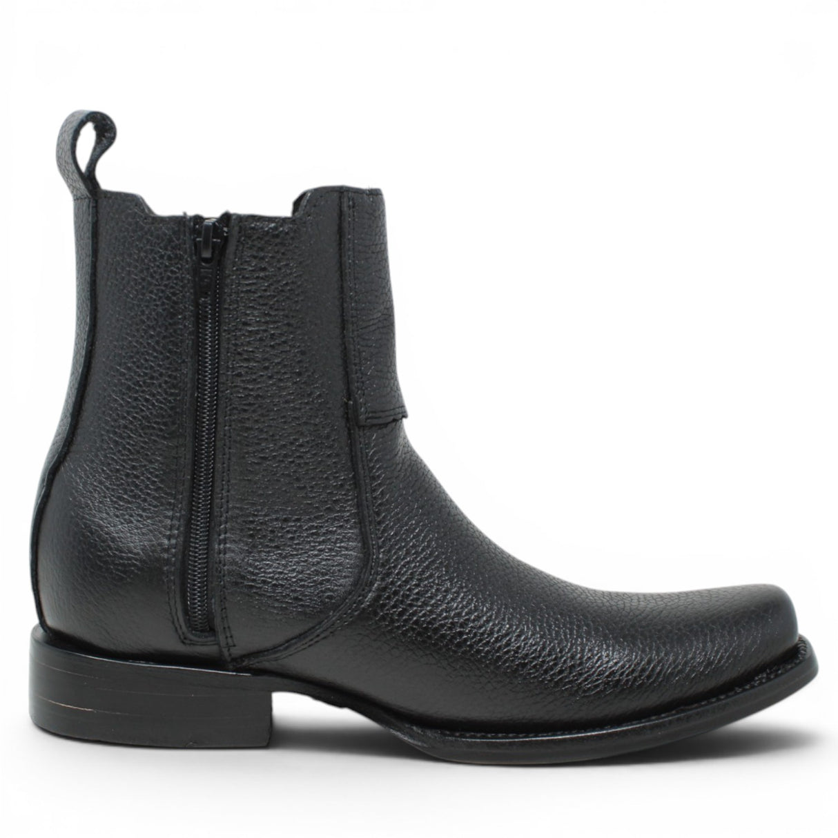 Leather Boot Square Dubai Toe For Men Honey Color-LC266