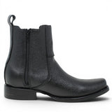 Leather Boot Square Dubai Toe For Men Honey Color-LC266