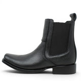 Leather Boot Square Dubai Toe For Men Honey Color-LC266
