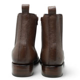 Leather Boot Square Dubai Toe For Men Honey Color-LC266