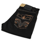 Montero Men's Modern Bootcut Denim Blue Jeans-MON 4678