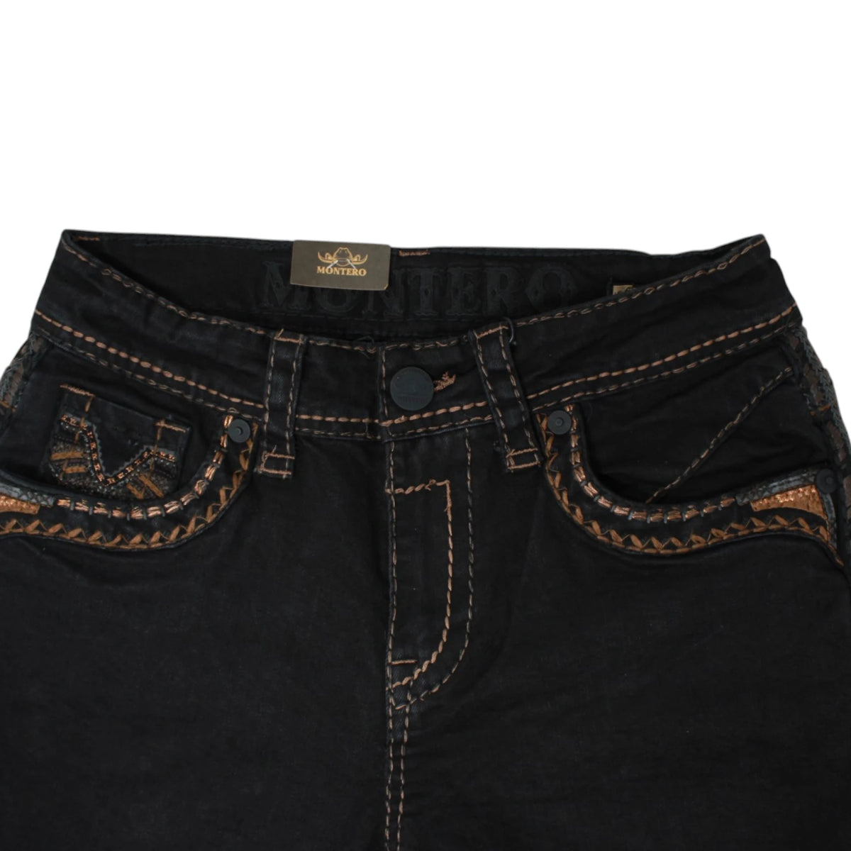 Montero Men's Modern Bootcut Denim Blue Jeans-MON 4678
