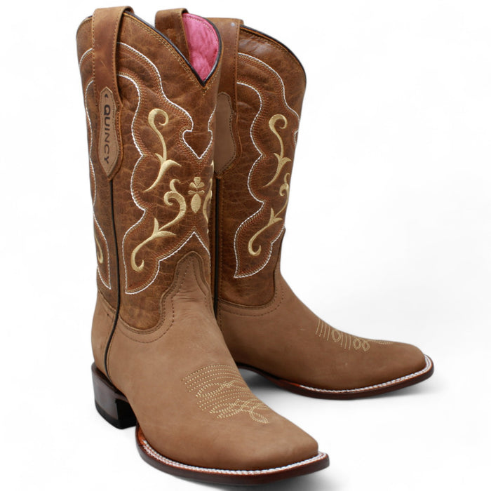 Botas de Cuero Grasso para Mujer en Horma Rodeo Q3226231