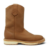 Bota de trabajo Diegos para hombre color Cajeta con horma Roper, punta redonda y suela de doble densidad. lado