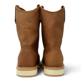 Bota de trabajo Diegos para hombre color Cajeta con horma Roper, punta redonda y suela de doble densidad. atras