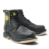 Black Work Boots for Men – Durable Sole and High-Performance Design