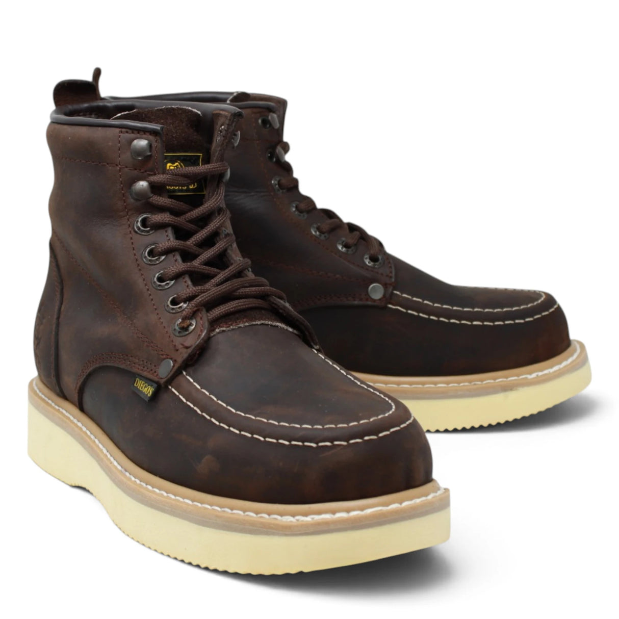Botas de Trabajo con Ajuetas Suela Mil Rayas