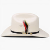 Sombrero 1000X San Judas Estilo Sinaloa con Plumas -Stone