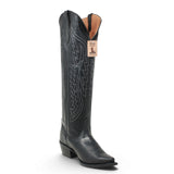 Botas Cherokee para Mujer de Pantorrilla Ancha – Piel Genuina Color Negro TML205311AF
