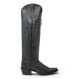 Botas Cherokee para Mujer de Pantorrilla Ancha – Piel Genuina Color Negro TML205311AF