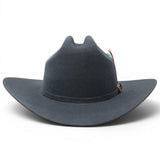 Gray Texan 20X Sinaloa Style (Chaparral) with Feather – Tombstone Hats