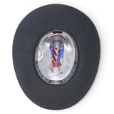 Gray Texan 20X Sinaloa Style (Chaparral) with Feather – Tombstone Hats