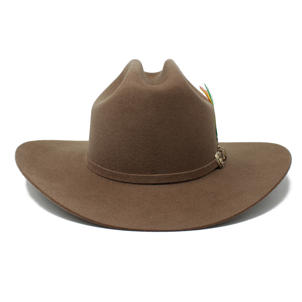 Texana Walnut 20X Sinaloa Style (Chaparral) with Feather – Tombstone Hats