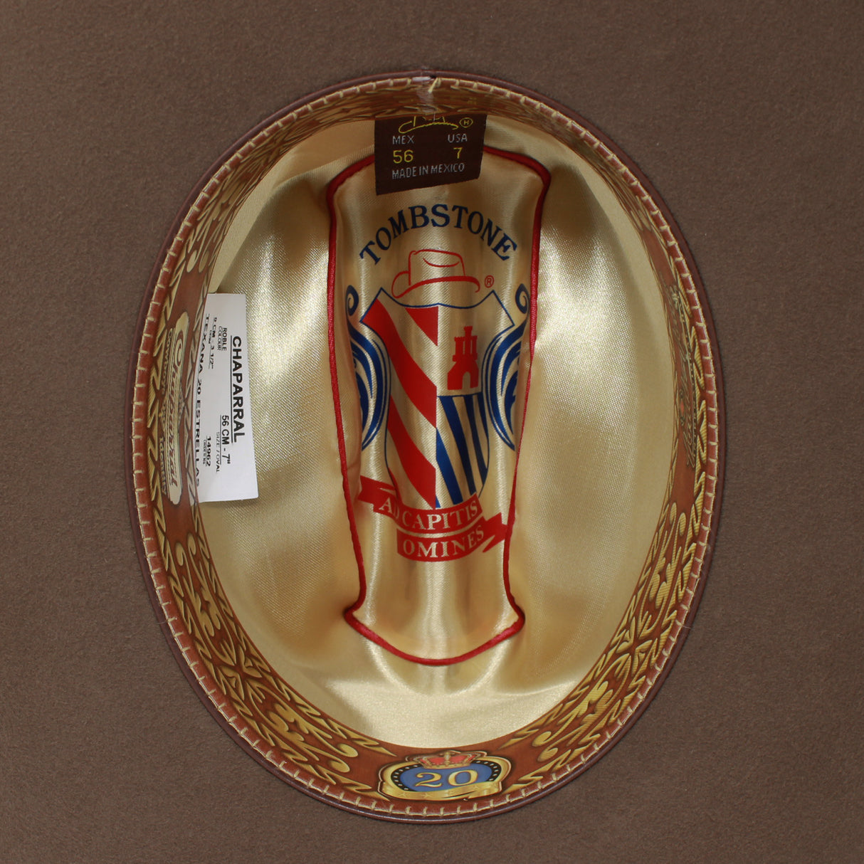 Texana Walnut 20X Sinaloa Style (Chaparral) with Feather – Tombstone Hats