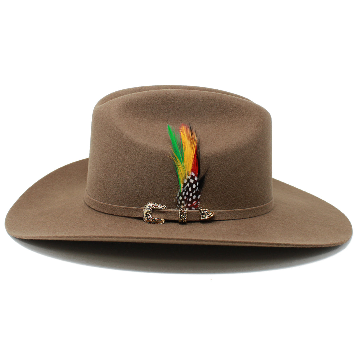 Texana Walnut 20X Sinaloa Style (Chaparral) with Feather – Tombstone Hats