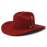 Texana Vino 20X Estilo Sinaloa (Chaparral) con Pluma – Tombstone Hats
