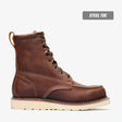Bonanza Frontier Classic 8" Moc Toe Work Boots - Steel Toe - Bonanza Boots - Side View