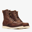 Bonanza Frontier Classic 8" Moc Toe Work Boots Crazy Brown - Bonanza Boots - Pair Side View