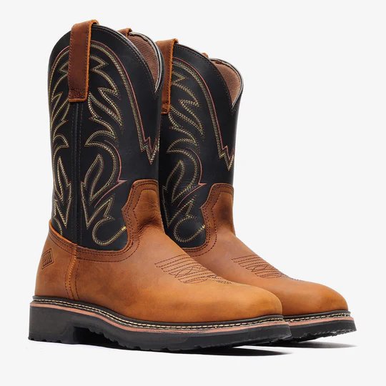 Bonanza Rancher Grit 12 Square Toe Wellington Boots Steel Toe CaballoBronco