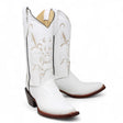 Bota de Dama Rodeo Puntal Blanca con Bordado - La Sierra - La Carreta