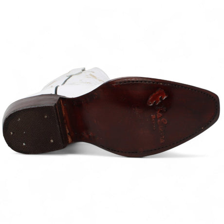 Bota de Dama Rodeo Puntal Blanca con Bordado - La Sierra - La Carreta