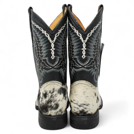 Bota de Hombre Cuadrada de Pelo de Vaca - La Carreta - La Carreta