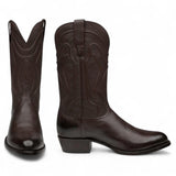 Bota de Piel Original Punta Redonda Color Coffee Brown - Bachesto - Rudel & Co.