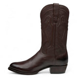 Bota de Piel Original Punta Redonda Color Coffee Brown - Bachesto - Rudel & Co.