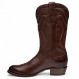 Bota de Piel Original Punta Redonda Color Russet - Bachesto - Rudel & Co.