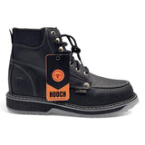 Bota de Trabajo para Hombre 6 Pulgadas Estilo Moc Toe con Suela de Hule Transparente – Hooch Boots H801T05 - Hooch