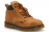 Bota de Trabajo para Hombre Punta Redonda de Piel Color Miel con Suela de Hule Transparente – Hooch Boots H60151 - Hooch