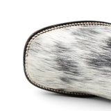 Bota Vaquera para Dama de Pelo de Vaca con Grabado Cincelado-Rodeo Imports - Rodeo Imports
