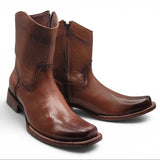 Bota Vaquera para Hombre Punta Dubai de Piel Privo Color Miel – Hooch Boots H52PD5195 - Hooch