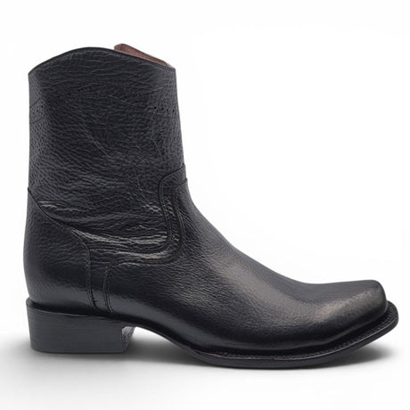 Bota Vaquera para Hombre Punta Dubai de Piel Privo Color Negro – Hooch Boots H52PD0595 - Hooch