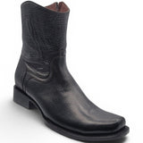 Bota Vaquera para Hombre Punta Dubai de Piel Privo Color Negro – Hooch Boots H52PD0595 - Hooch