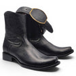 Bota Vaquera para Hombre Punta Dubai de Piel Privo Color Negro – Hooch Boots H52PD0595 - Hooch